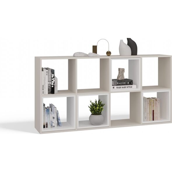 Topeshop REGAŁ KOMOROWY SZAFKA MALAX 2X4 KASZMIR
