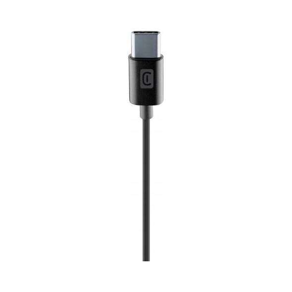 Słuchawki Cellular Line Cellularline USB-C In Ear Kopfhörer mit Mikrofon Schwarz