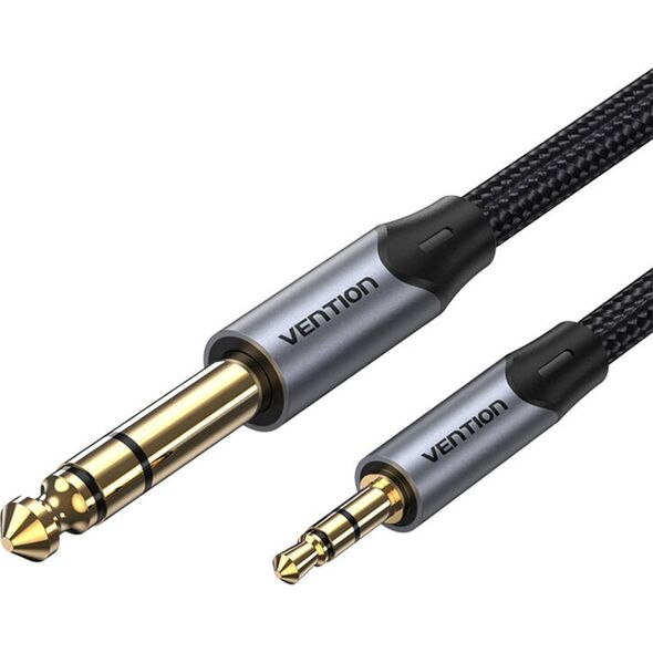 Kabel Vention Kabel audio 3,5mm TRS męski do 6,35mm męski 5m Vention BAUHJ Szary