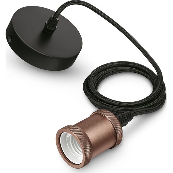Philips Philips Bulb 8718699624057, Flexible mount, Black, Bronze, Bronze, Indoor, 1 bulb(s), E27