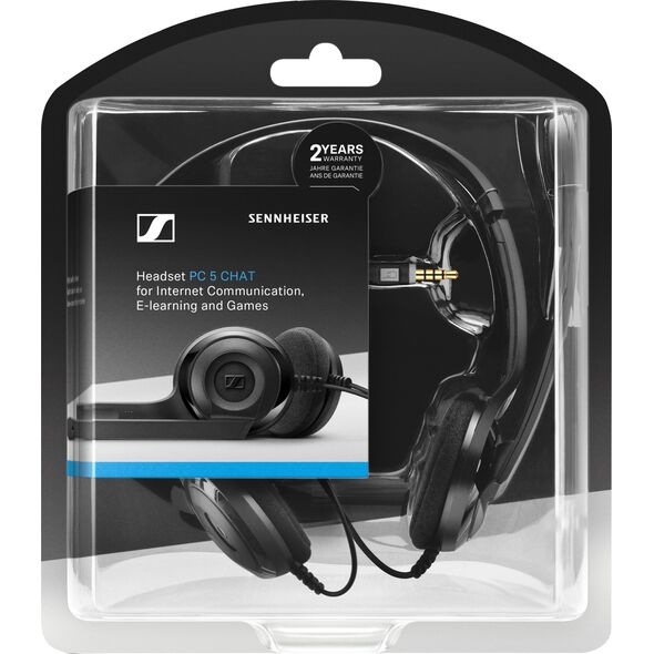 Słuchawki Epos Sennheiser PC 5 CHAT Zestaw słuchawkowy Przewodowa Opaska na głowę Biuro/centrum telefoniczne Czarny