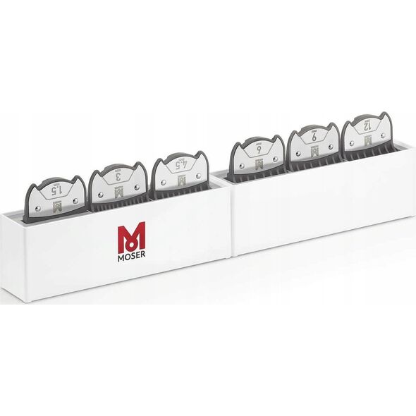 Moser MOSER 1801-7000 Box with Magnetic attachment Combs 6pcs (3/6
