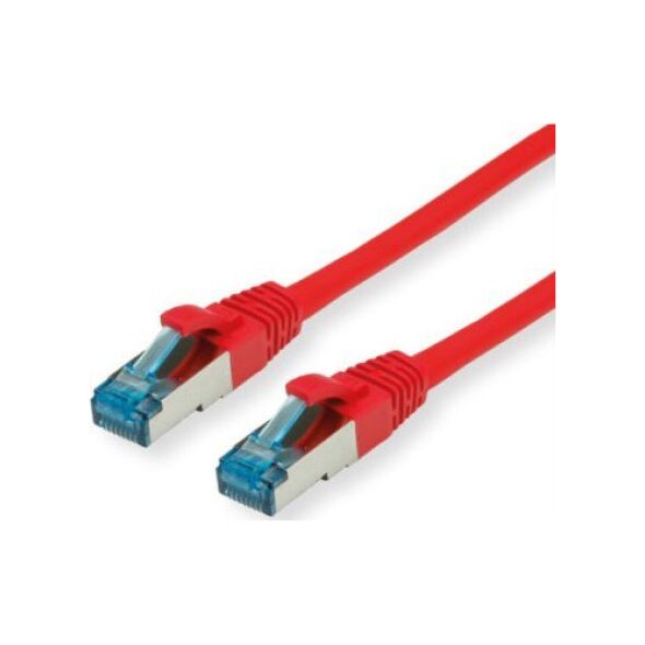 Value VALUE Patchkabel Kat.6A Class EA S/FTP PiMF LSOH rot 0,3m