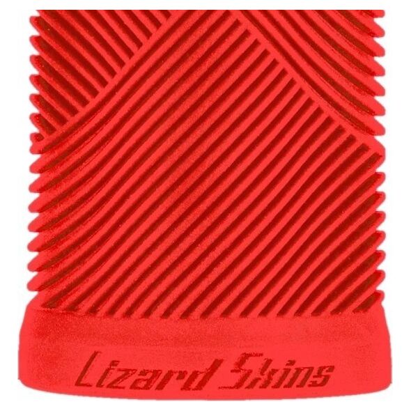 Lizard Skins Chwyty kierownicy LIZARDSKINS Single-Clamp Lock-On STRATA Candy Red klamry 130mm (NEW)