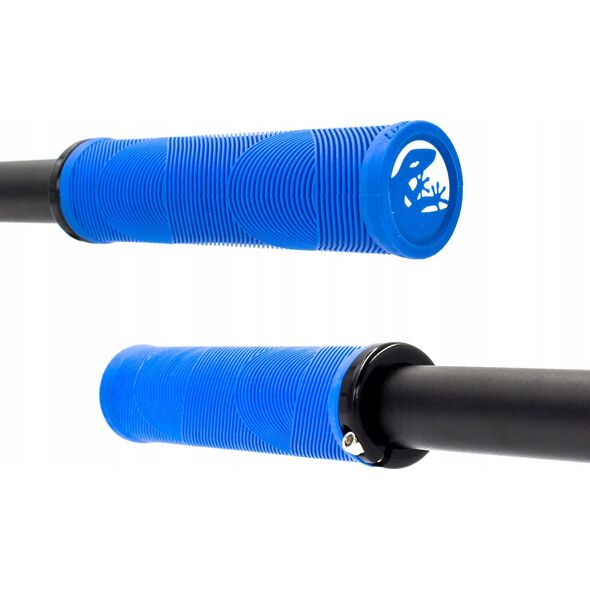 Lizard Skins Chwyty kierownicy LIZARDSKINS Single-Clamp Lock-On STRATA Deja Blue klamry 130mm (NEW)