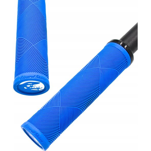 Lizard Skins Chwyty kierownicy LIZARDSKINS Single-Clamp Lock-On STRATA Deja Blue klamry 130mm (NEW)