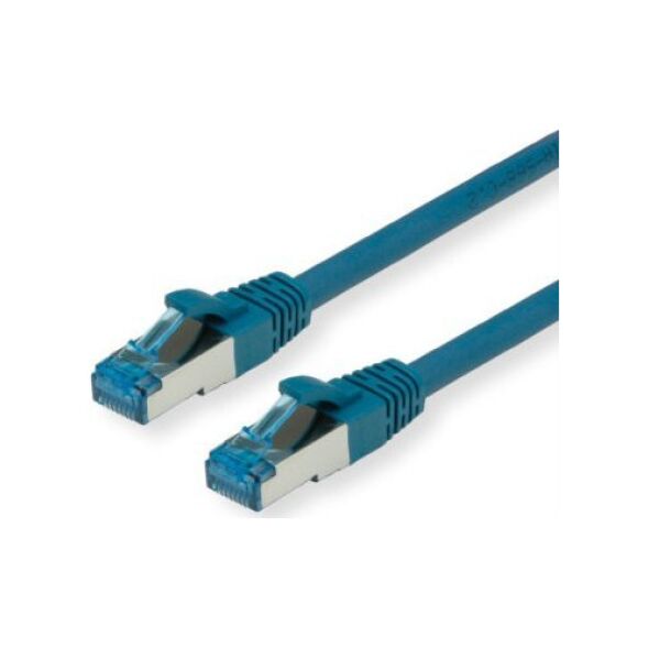 Triton VALUE Kabel krosowy Kat.6A (klasa EA) S/FTP (PiMF), LSOH, niebieski, 0,3 m