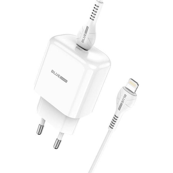 Ładowarka Blue Power BLUE POWER ŁADOWARKA SIECIOWA BBN3 QC 20W + KABEL LIGHTNING BIAŁY
