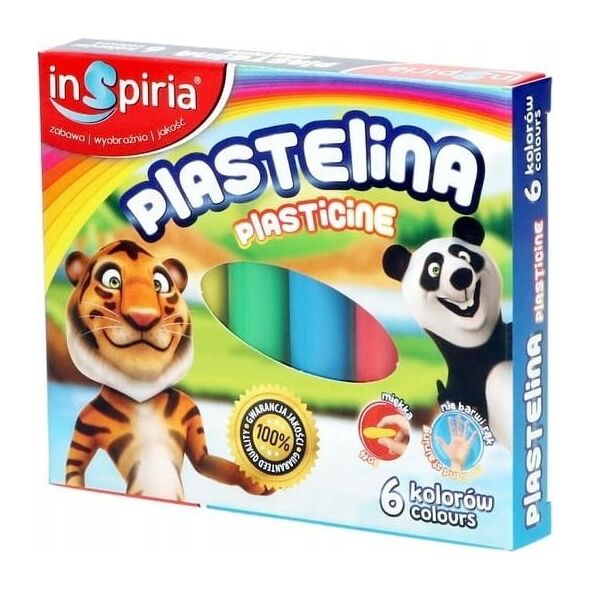 Teka Plastelina 6 kolorów