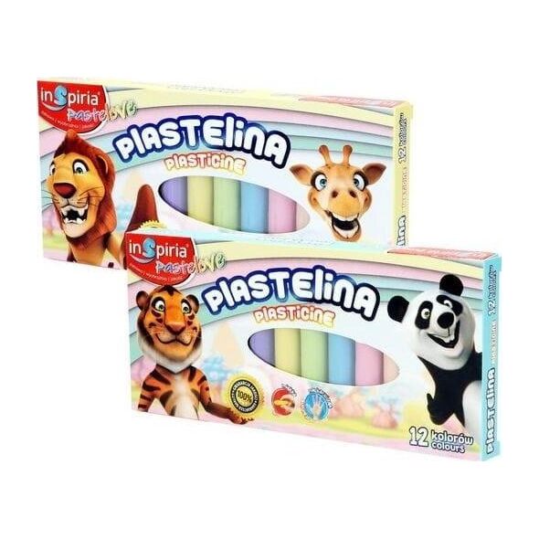 Teka Plastelina Pastelove 12 kolorów