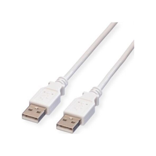 Kabel USB Value VALUE USB 2.0 Kabel, Type A-A, wit, 4,5 m