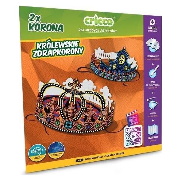 Cricco Zestaw zrób to sam - Królewskie zdrapkorony CRICCO