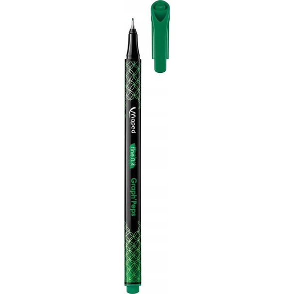 Maped Cienkopis Graph Peps deco zielony (12szt) MAPED