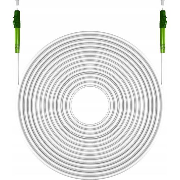 Goobay Kabel światłowodowy (FTTH), Singlemode (OS2) White, biały (Simplex), 2 m - Długość kabla 2 m