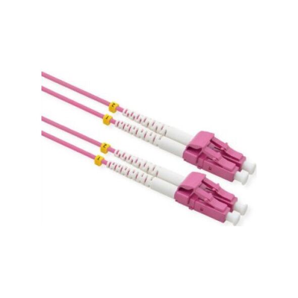 Triton VALUE F.O. Kabel 50/125µm OM4, LC/LC, złącze niskostratne, fioletowy, 7 m