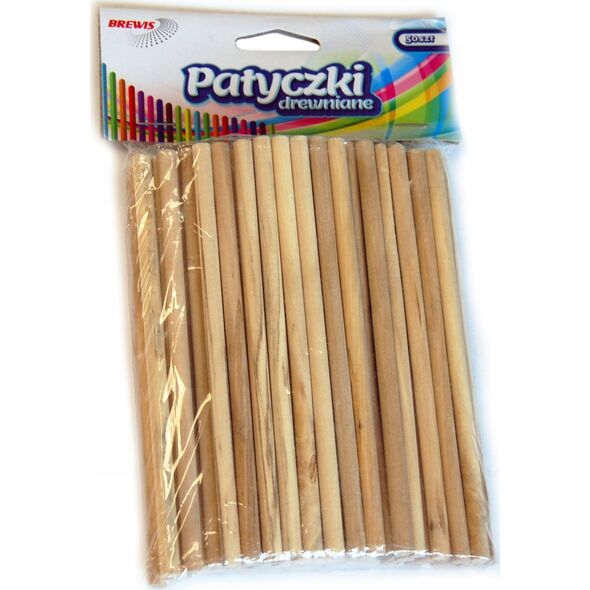 Teka Patyczki kreatywne okr±głe 6mmx13,5cm 50szt