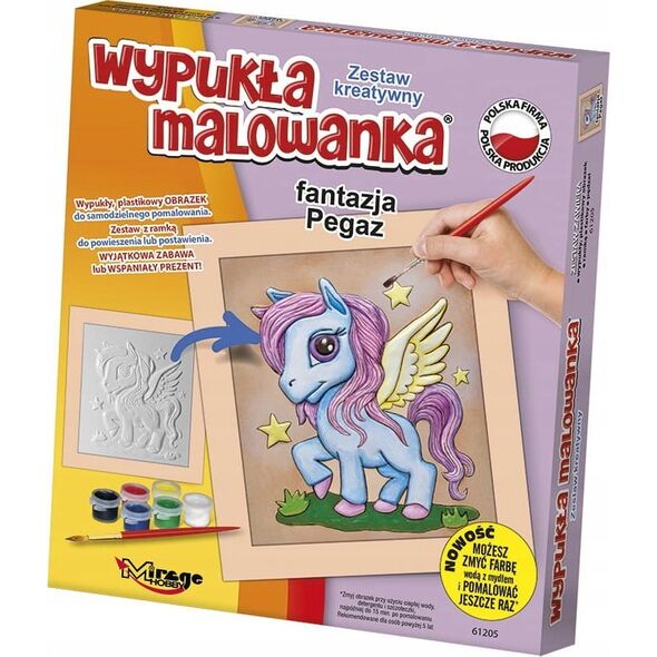 Teka Wypukła malowanka Fantazja Pegaz