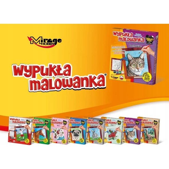 Teka Wypukła malowanka Fantazja Pegaz