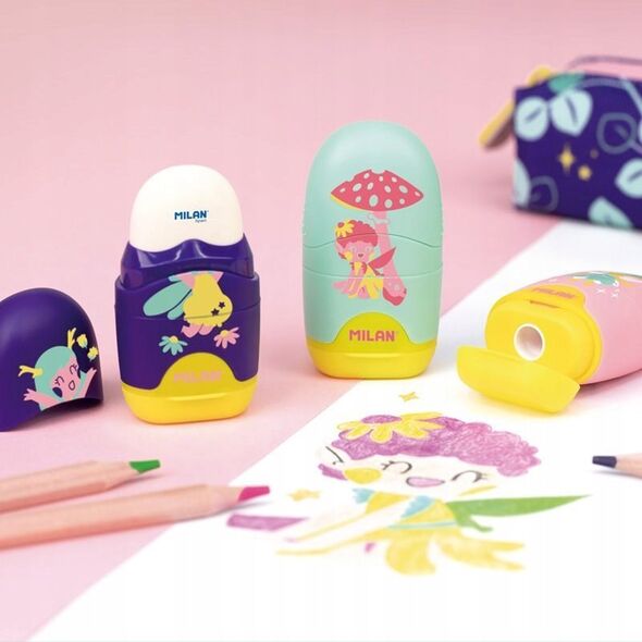 Teka Temperówko-gumka Capsule Fairy Tale (16szt) MILAN