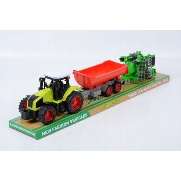 Teka Traktor z przyczep± i maszyn± rolnicz±