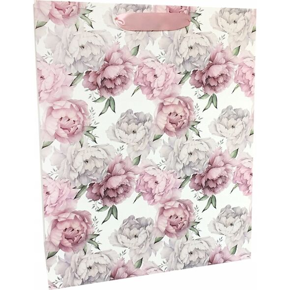Incood Torba prezentowa 26x32 piwonie