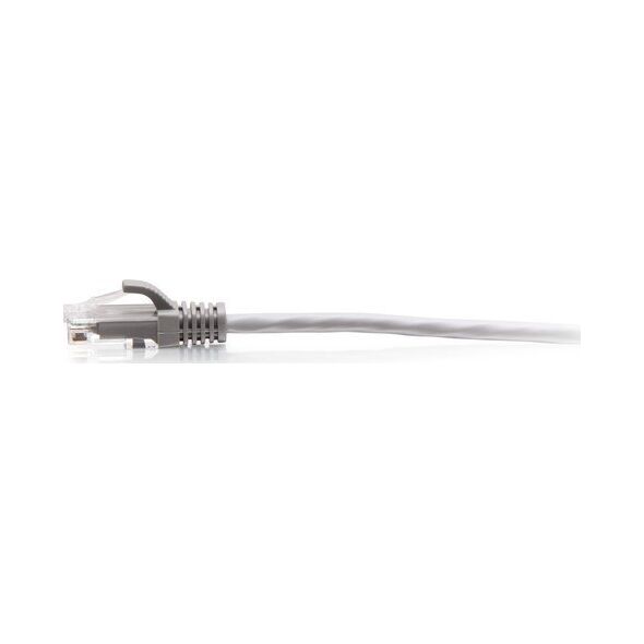 C2G C2G 1ft (0.3m) Cat6a Snagless Unshielded (UTP) Slim Ethernet Network Patch Cable - Gray - Patch-Kabel - RJ-45 (M) zu RJ-45 (M) - 30 cm - 4.8 mm - UTP - CAT 6a - geformt, ohne Haken - Grau