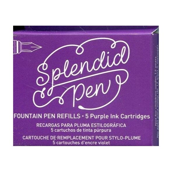 Teka Naboje uzupełniaj±ce Splendid fioletowe 5szt