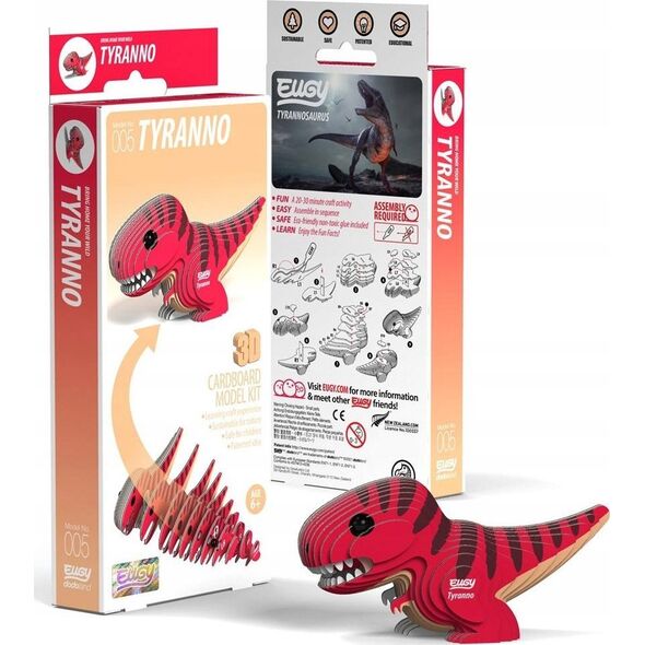 Fat Brain Toys Dinozaur Tyranozaur Eugy. Eko Układanka 3D