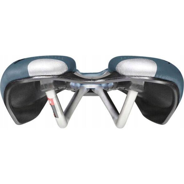 Selle Italia Siodło SELLE ITALIA SLR BOOST GRAVEL TI316, Superflow S (id match - S3), TI 316 Rail, Fibra-Tek, Light Gel, 204g, Niebieskie (NEW)