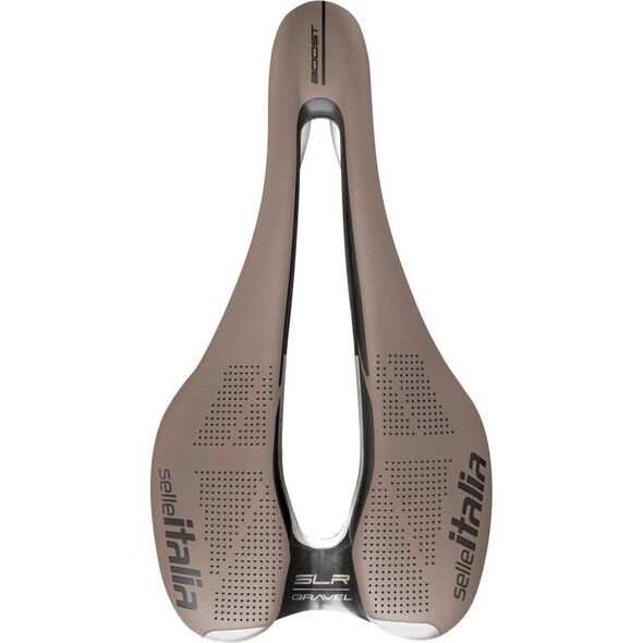 Selle Italia Siodło SELLE ITALIA FLITE BOOST GRAVEL TI316, Superflow S (id match - S3), TI 316 Rail, Fibra-Tek, Light Gel, 228g, Brązowe (NEW)