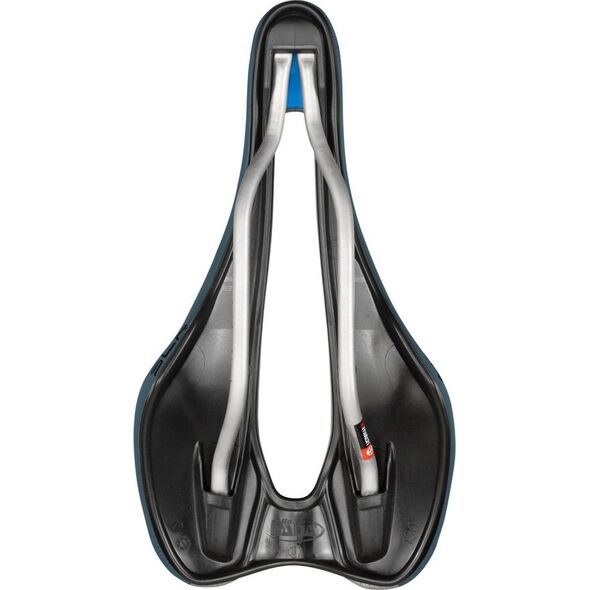 Selle Italia Siodło SELLE ITALIA FLITE BOOST GRAVEL TI316, Superflow S (id match - S3), TI 316 Rail, Fibra-Tek, Light Gel, 228g, Niebieskie (NEW)