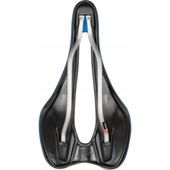 Selle Italia Siodło SELLE ITALIA SLR BOOST GRAVEL TI316, Superflow L (id match - L3), TI 316 Rail, Fibra-Tek, Light Gel, 209g, Niebieskie (NEW)