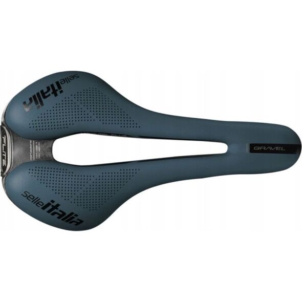 Selle Italia Siodło SELLE ITALIA FLITE BOOST GRAVEL TI316, Superflow L (id match - L3), TI 316 Rail, Fibra-Tek, Light Gel, 232g, Niebieskie (NEW)