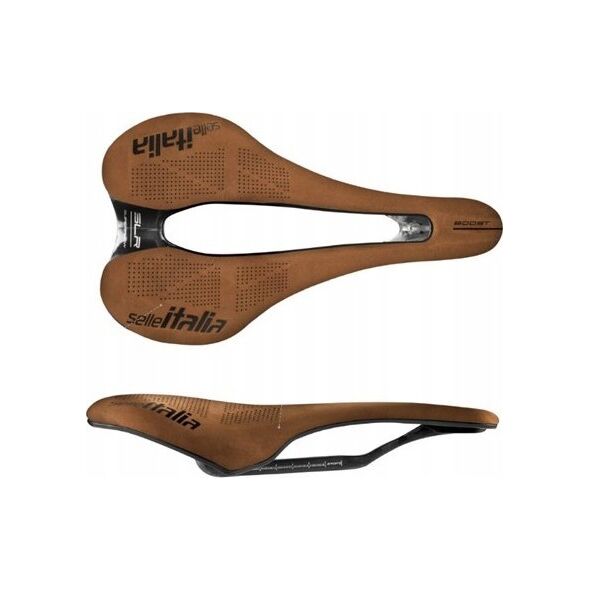 Selle Italia Siodło SELLE ITALIA SLR BOOST KIT CARBONIO, Superflow S (id match S3), Carbon Rail+10mm, Nubuk Line Limited Edition (NEW)