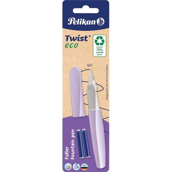 Teka Pióro wieczne Twist Eco M + 2 naboje mix