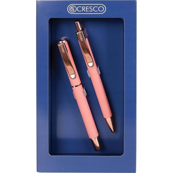 Teka Pióro + długopis Master w etui GB różowy
