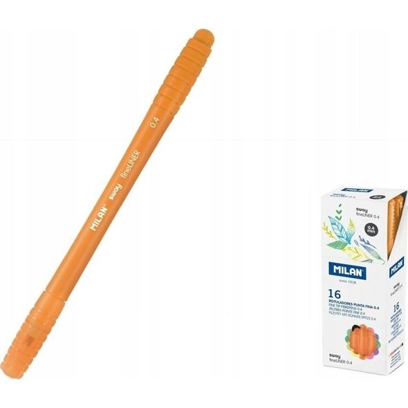 Teka Cienkopis Sway Fineliner pomarańcz (16szt) MILAN
