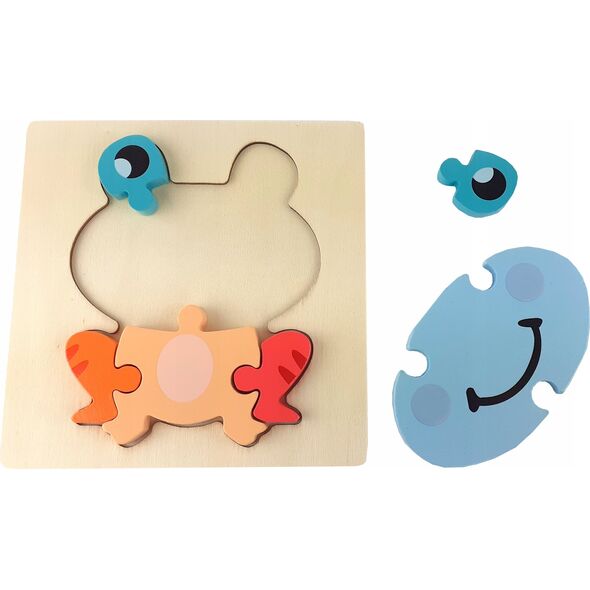 Teka Puzzle drewniane zwierzęta