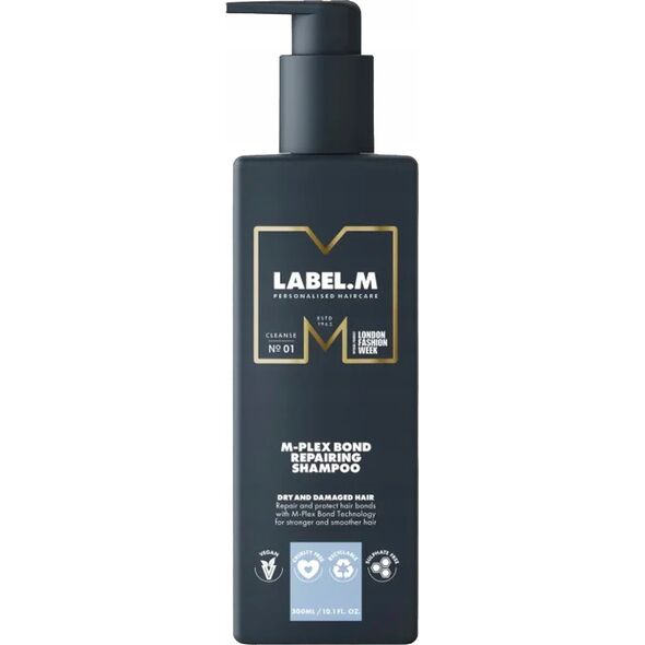 Label m Atkuriamasis plaukų šampūnas Label.m M-Plex Bond, 300 ml