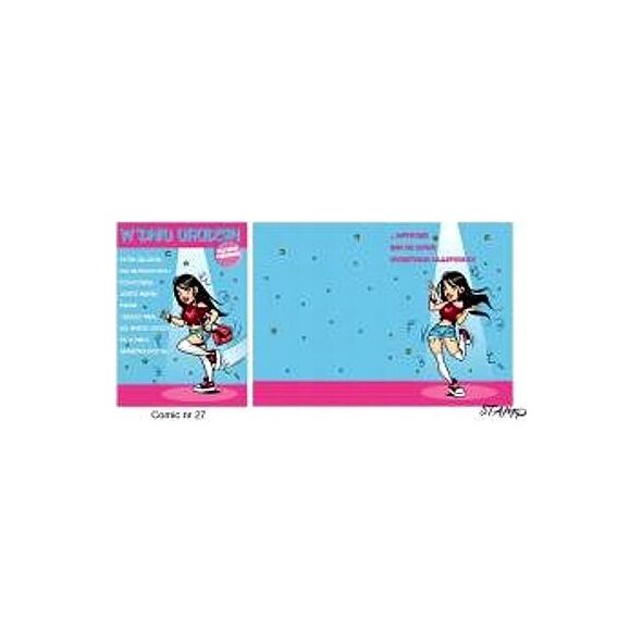 Stamp Karnet Comic B6 + koperta wzór nr 27 Urodziny
