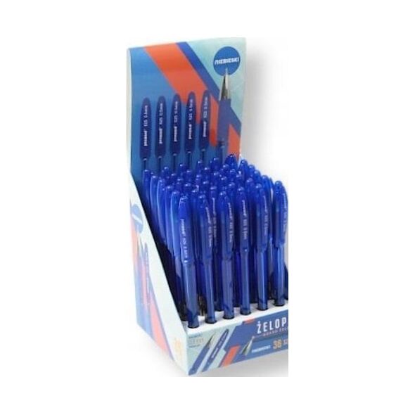Teka Żelopis semi gel niebieski (36szt)