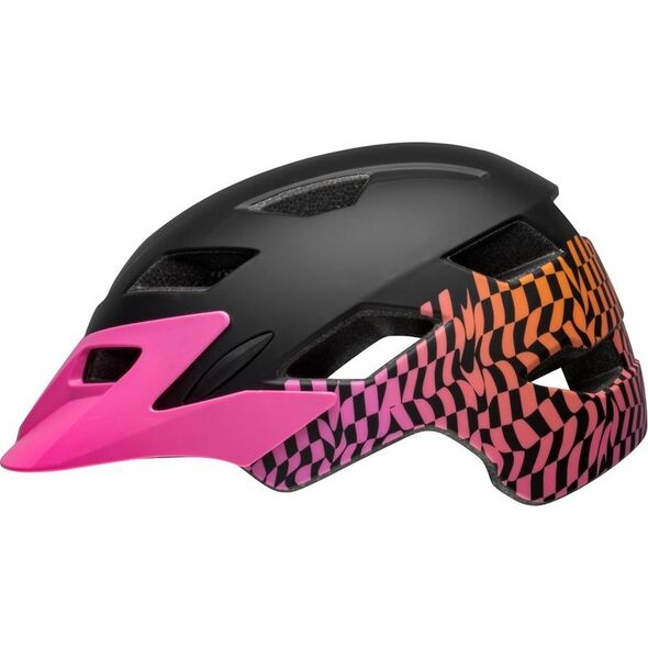 Bell Kask dziecięcy BELL SIDETRACK Rozmiar kasku: Uniwersalny(47-54 cm), Wybierz kolor: Wavy Checks Matte Black