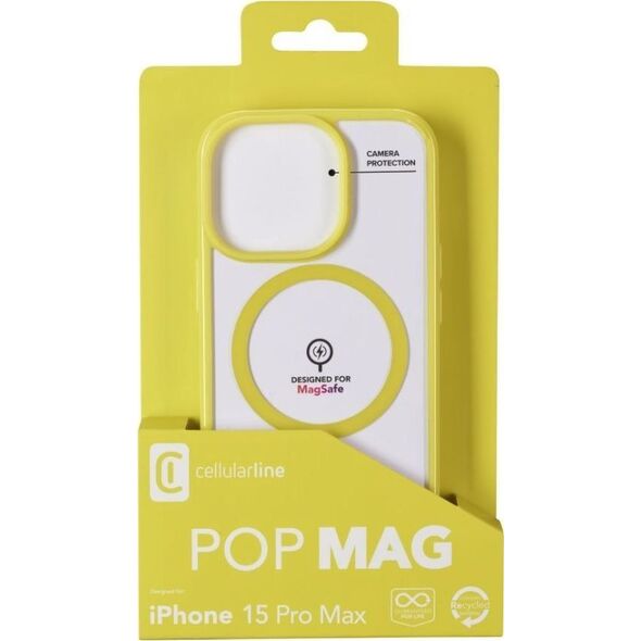 Cellular Line Cellularline Pop MagSafe Case MAG   iPhone 15 Pro Max Green