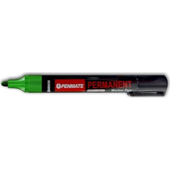 Teka Marker permanenty okr±gły zielony (12szt) PENMATE