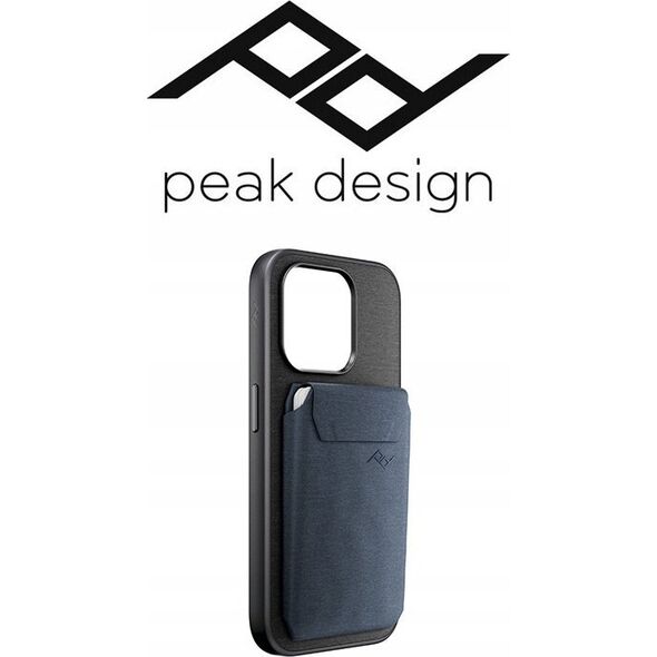 Peak Design Peak Design Mobile Wallet Slim - Magnetyczny Portfel Płaski Do Telefonu - Niebieski