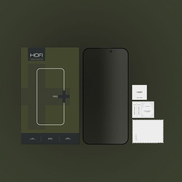 Hofi SZKŁO PRYWATYZUJĄCE HOFI ANTI SPY GLASS PRO+ IPHONE 15 PLUS PRIVACY