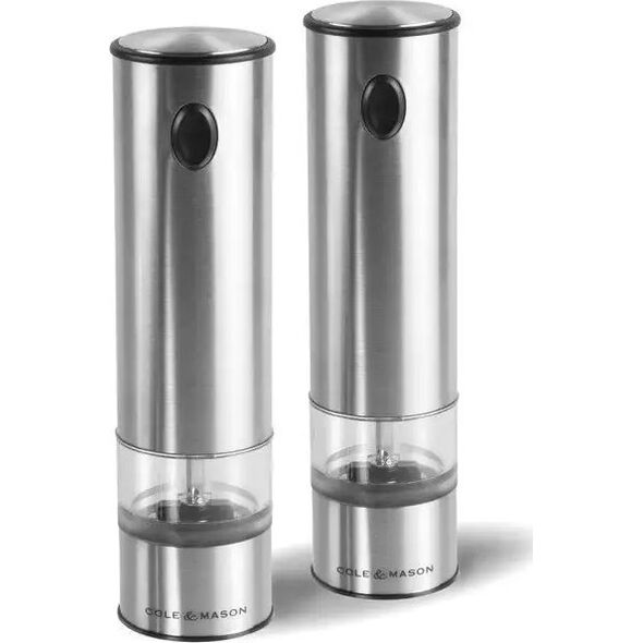 Młynek do przypraw Cole & Mason Cole & Mason H3004480, Stainless steel, Stainless steel, Carbon steel / Diamond-sharp ceramic, Pepper, Salt, AAA