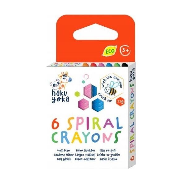 Teka Kredki spiralne - 6 kolorów
