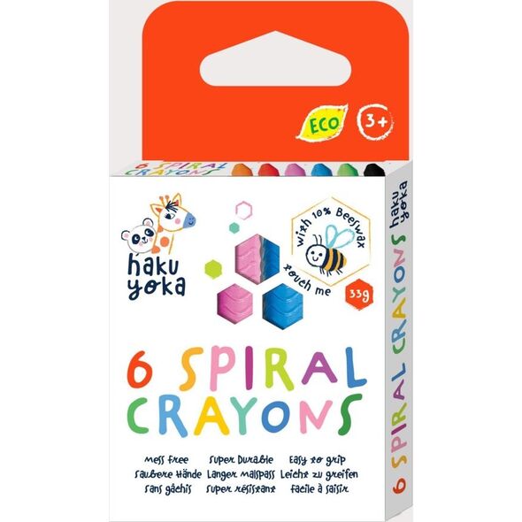 Teka Kredki spiralne - 6 kolorów