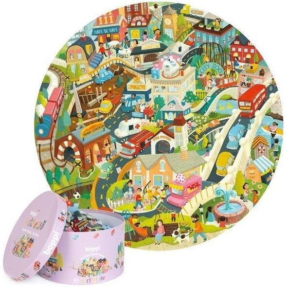Teka Puzzle okr±głe 150 Życie w mie¶cie